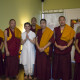 Tibetan Munks come to bless Emerging Om