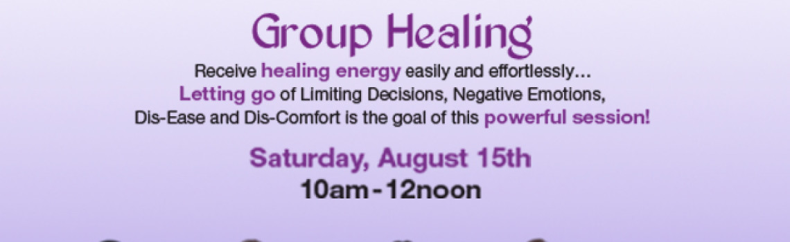 Join Us for a Group Healing Session